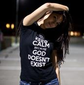Image of Keep Calm Because God Doesn't Exist