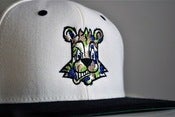 Image of Fresh Camo Snapback Black/White