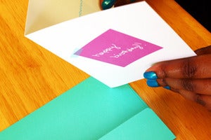 Image of Birthday Sticky Greeting Card