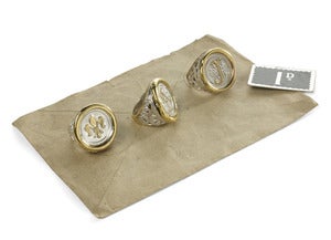 Image of Fleur-de-Lis & Personalised Wax Seal Ring