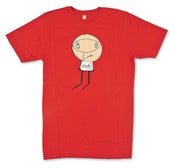 Image of Weirdo on Vintage Red Organic Fair Wear T-Shirt 