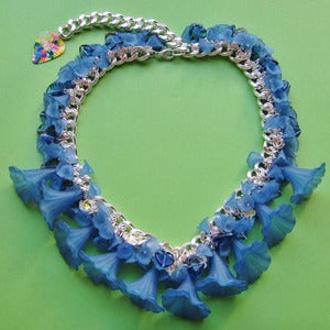 Image of Bluebell Droplet Statement Necklace 