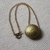 Image of Daybreak - Bright Gold-Coloured Washed Ashore Sea Urchin Necklace