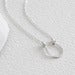 Image of sterling silver horseshoe necklace