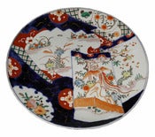 Image of Superb Antique 19th C Japanese Imari Pottery Charger 