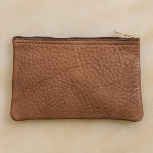 Mini Zip - Cow Leather