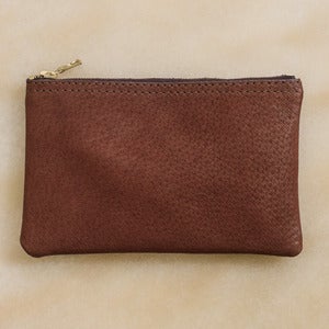 Mini Zip - Pig Leather