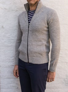 Alpaca Unisex Zip Sweater 