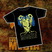Image of Morte Novella - Black Skull Tee
