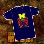 Image of Morte Novella - Navy Michigan Tee