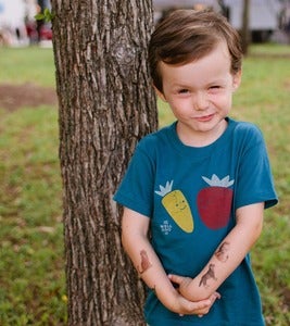Image of Kids Organic Veggie Tee:  galaxy