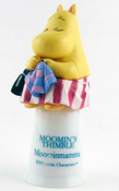 Image of Kaiyodo Moomin's Tea Time Thimble 3.Moominmamma mini figure