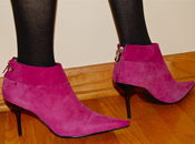 Image of BCBG Suede Pink Booties Brand New 