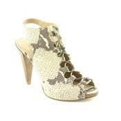 Image of Rachel Roy Leather SnakeSkin Bootie Sandal Sz 7