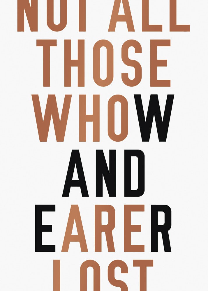Image of Not all those who wander