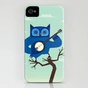Image of The Banjowl - Owl iPhone Case - (3GS, 3G, 4S, 4)