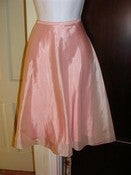 Image of BN RALPH LAUREN Pink Nylon/Silk Skirt Sz 12