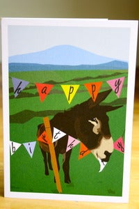Image of Donkey Birthday - Greeting Card