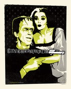 Image of Homage Print: Lily and Herman Munster