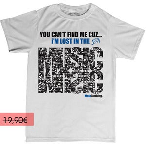 Image of LOST IN THE MUSIC - blanc – Homme (T-shirt)