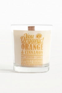 Image of Orange & Cinnamon Soy Woodwick Candle