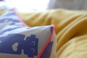 Image of girlbot Pillow with piping