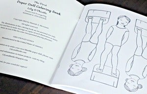 Image of Print Yourself Paper Doll Coloring Book