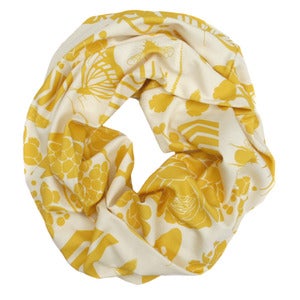 Image of Sovay Lemon. Single Loop Infinity Scarf