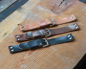 Image of Horween Shell Cordovan Six Rivet Leather Watch Band