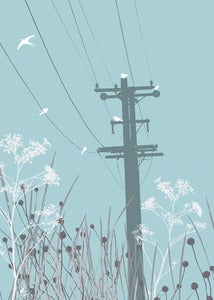 Image of Telegraph Pole Print 