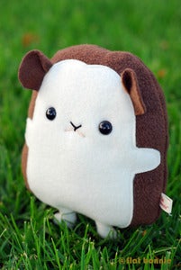 Image of Flat QT the Hedgehog Plush (Classic 8") More Colors Available - Handmade
