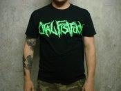 Image of ORAL FISTFUCK - Logo Shirt Green Print
