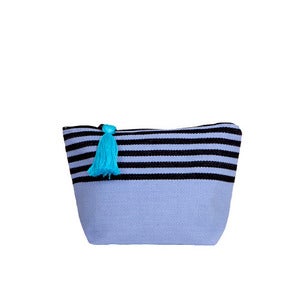 Image of Small Tassel Bag Lavender/Black
