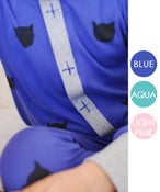 Image of CAT Print Organic Cotton One Piece PJ'S
