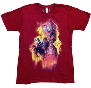 Image of The Breathing Architecture Cranberry | By Alex Pardee  | T Shirt