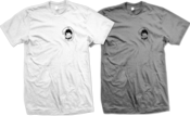 Image of TDE Dawg Small Logo Tee (White/Gray)