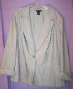Image of Light Gray Lane Bryant Blazer 20 