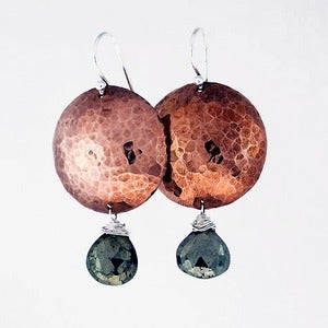 Image of Sun Disk Earrings
