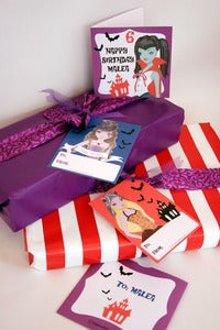 Image of Vampire High Birthday Card Set