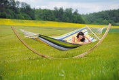 Image of AMAZONAS Starset kolibri - Weatherproof hammock and wooden stand set
