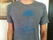 Image of Dana Buoy Shirt (grey w/ blue ink)