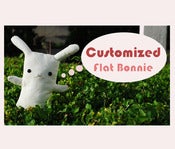 Image of Customized Flat Bonnie Bunny Plush (Medium14"-17")