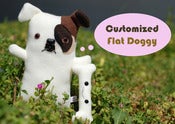 Image of Customized Flat Doggy Plush (Classic 10" to 12")
