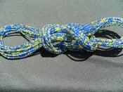 Image of Blue and Green Single Strand Waist bead