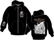 Image of MEMBRO GENITALI BEFURCATOR Rhino art Zip-Hoodie