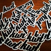 Image of KWT Script Sticker