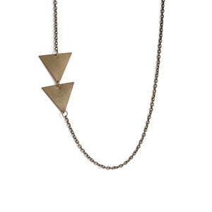 Image of Asymmetrical Arrow Necklace