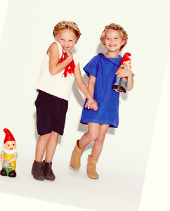 Image of NEW: Blue linen zipper back dress