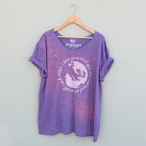 Image of Moons and Stars Oversize T-shirt by Me & Yu