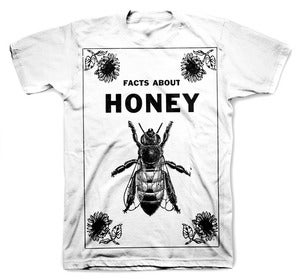 Image of FACTS ABOUT HONEY pre-order tee shirt